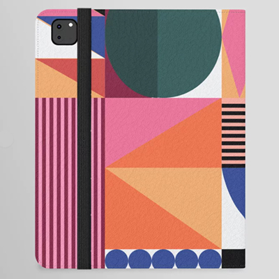 Geometric Festival iPad Folio Case