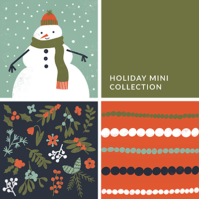Holiday mini art collection
